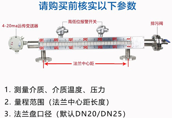 高壓磁翻板液位計結(jié)構(gòu)分析圖